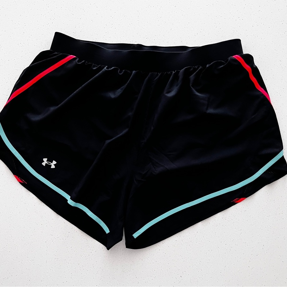 Under Armour Black Pull On Shorts Womens Plus Size